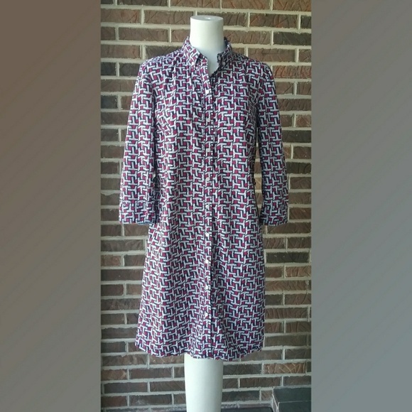 Tommy Hilfiger Signature Dress Red White and Blue - Picture 1 of 5